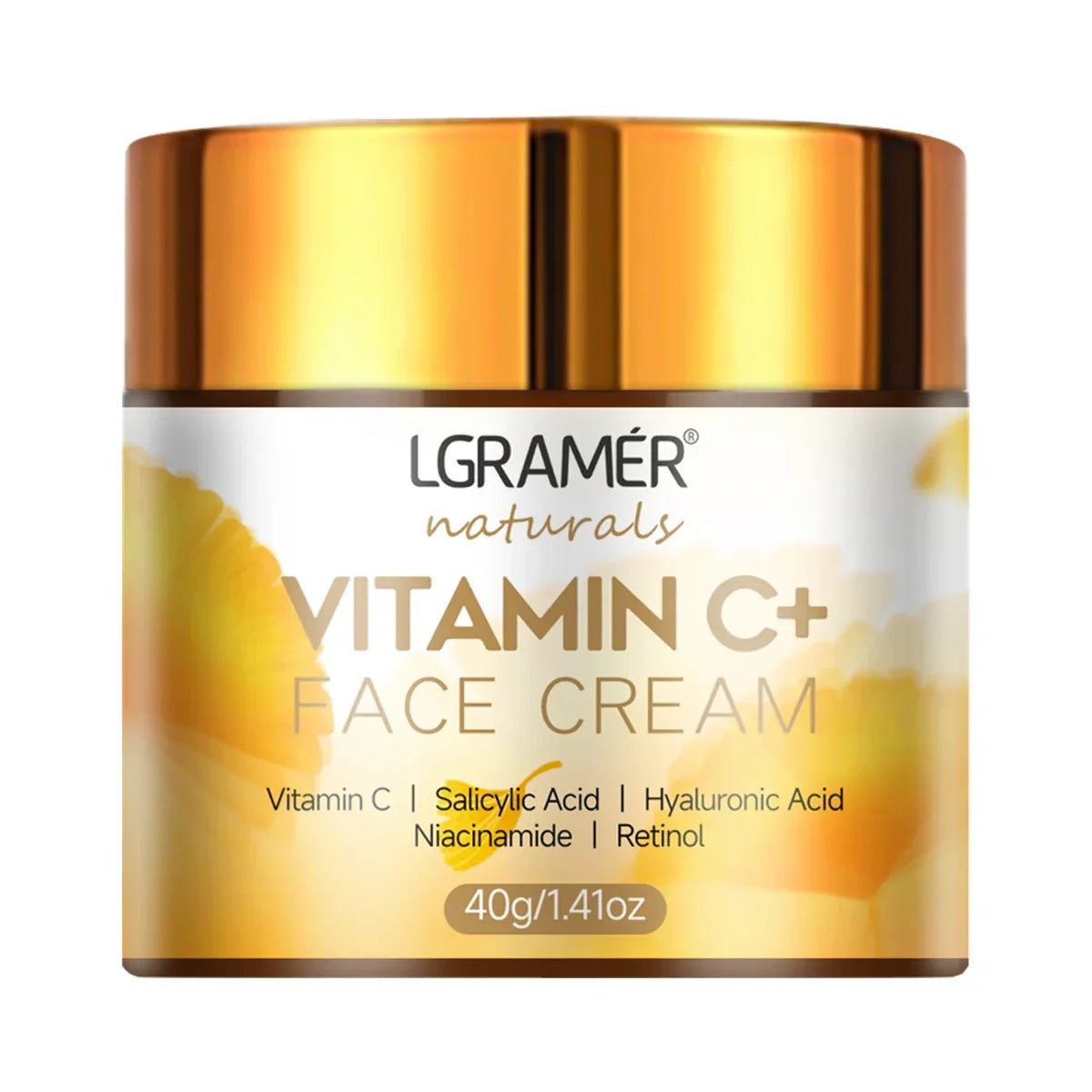 Radiance Renewal Face Cream – Vitamin C, Retinol & Hyaluronic Acid for Brightening & Firming