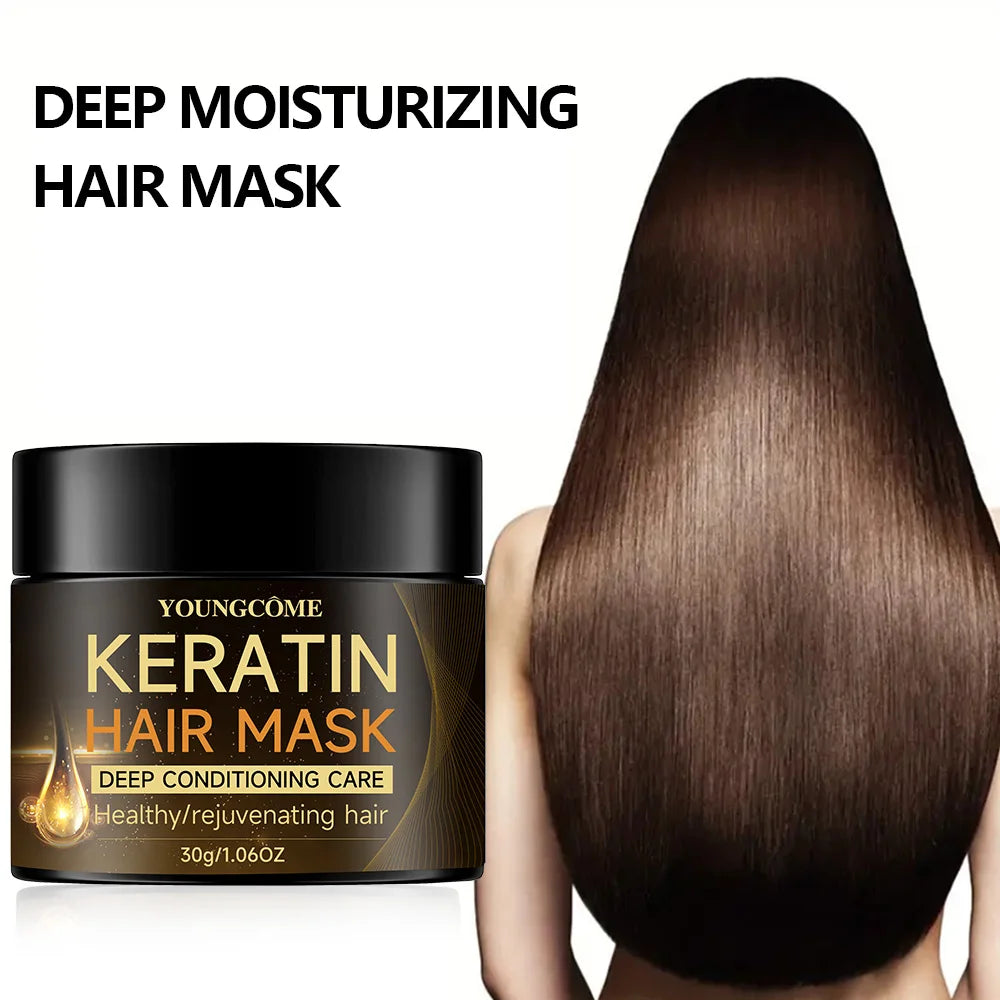 Keratin Repair Hair Mask – Smooth, Shine &amp; Strengthen