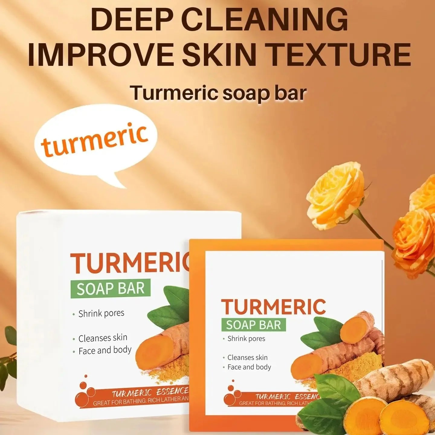 Turmeric Glow Soap – Brighten, Cleanse & Renew
