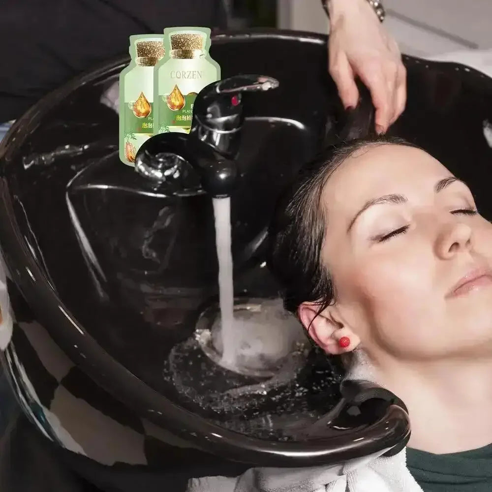 Natural Herbal Hair Color Shampoo – 5-Minute Transformation