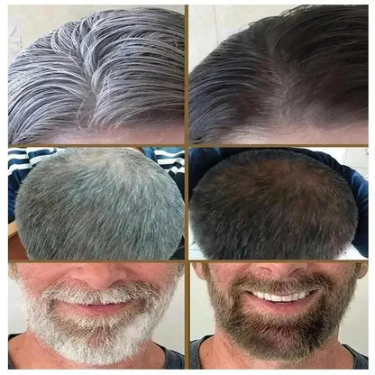 Natural Herbal Hair Color Shampoo – 5-Minute Transformation