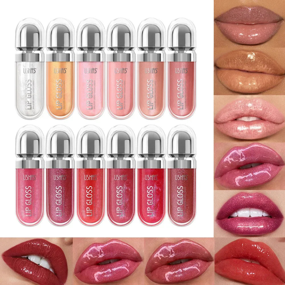 Mirror Shine Liquid Lip Gloss – 12 Radiant Shades