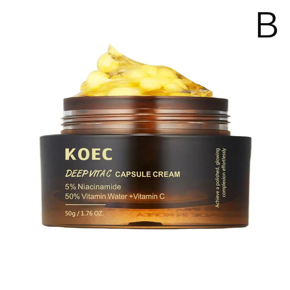 Pink Collagen Capsule Cream – Plumping, Hydrating & Radiance Boost with 5% Niacinamide
