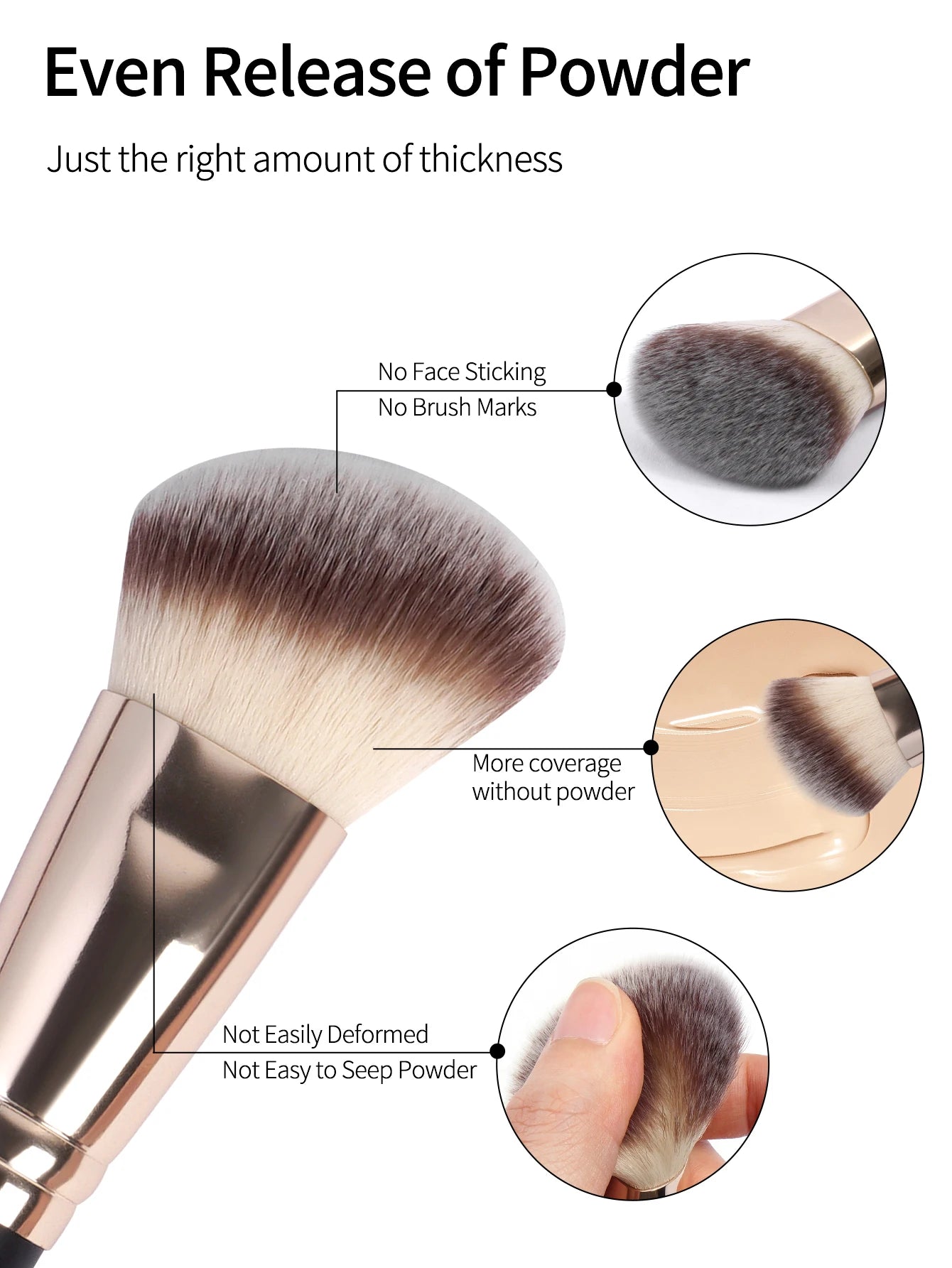 Essential 4-Piece Brush Set – Perfect, Blend, Glow
