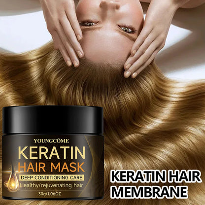 Keratin Repair Hair Mask – Smooth, Shine &amp; Strengthen