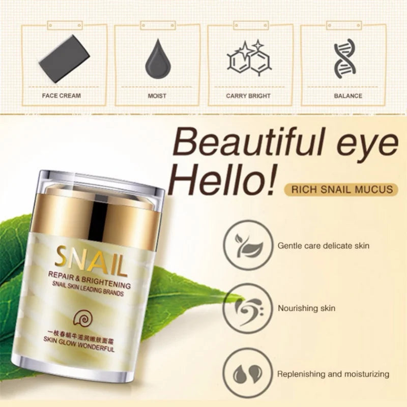 Snail Collagen Face Cream – Moisture, Firmness & Glow