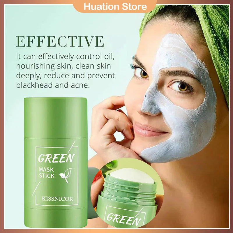 Green Tea Clay Stick Mask – Purify, Balance & Glow