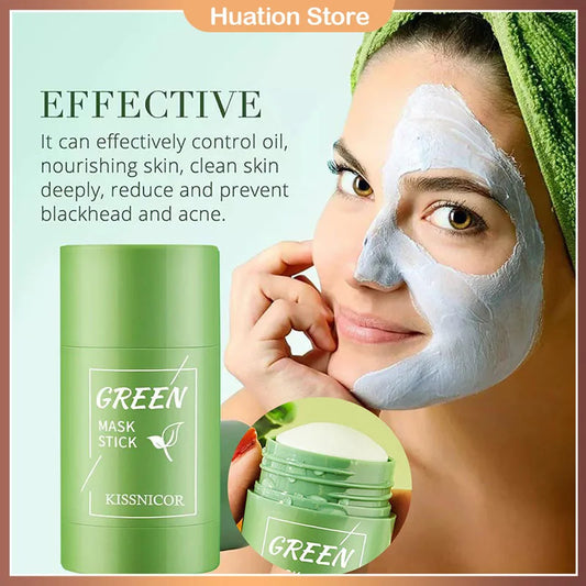Green Tea Clay Stick Mask – Purify, Balance & Glow