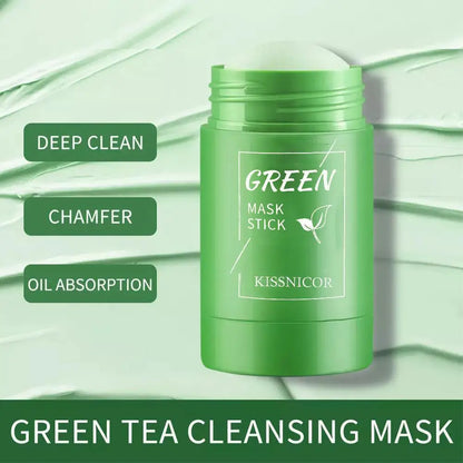 Green Tea Clay Stick Mask – Purify, Balance & Glow