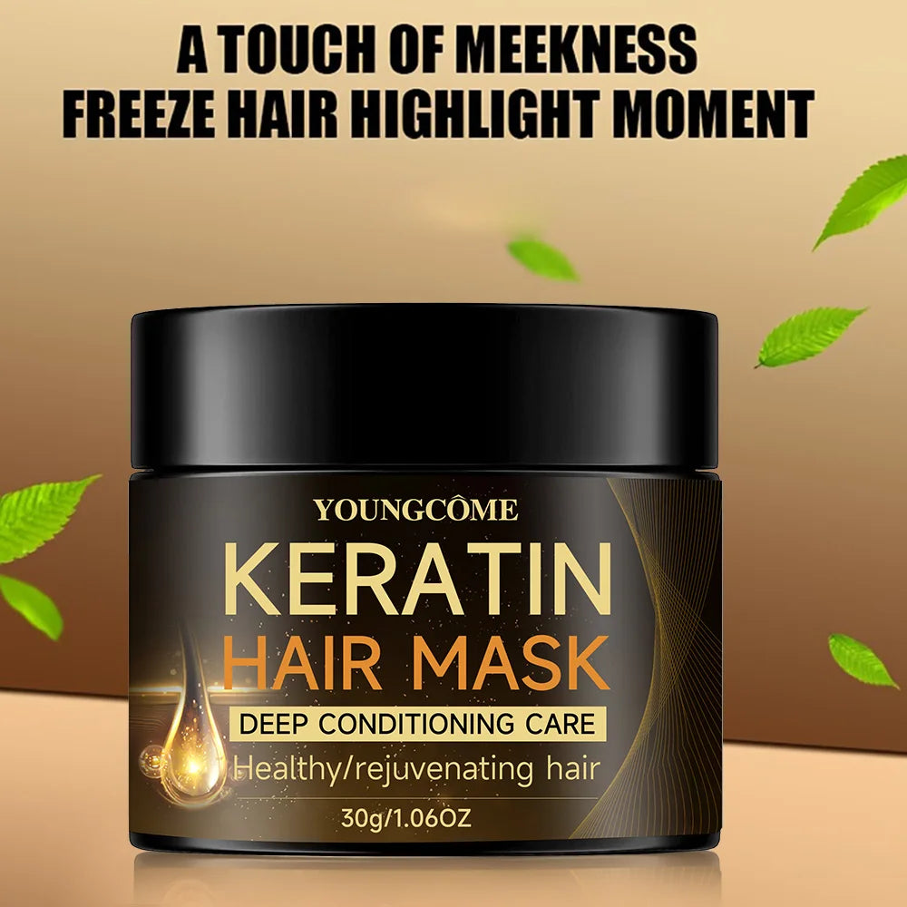 Keratin Repair Hair Mask – Smooth, Shine &amp; Strengthen