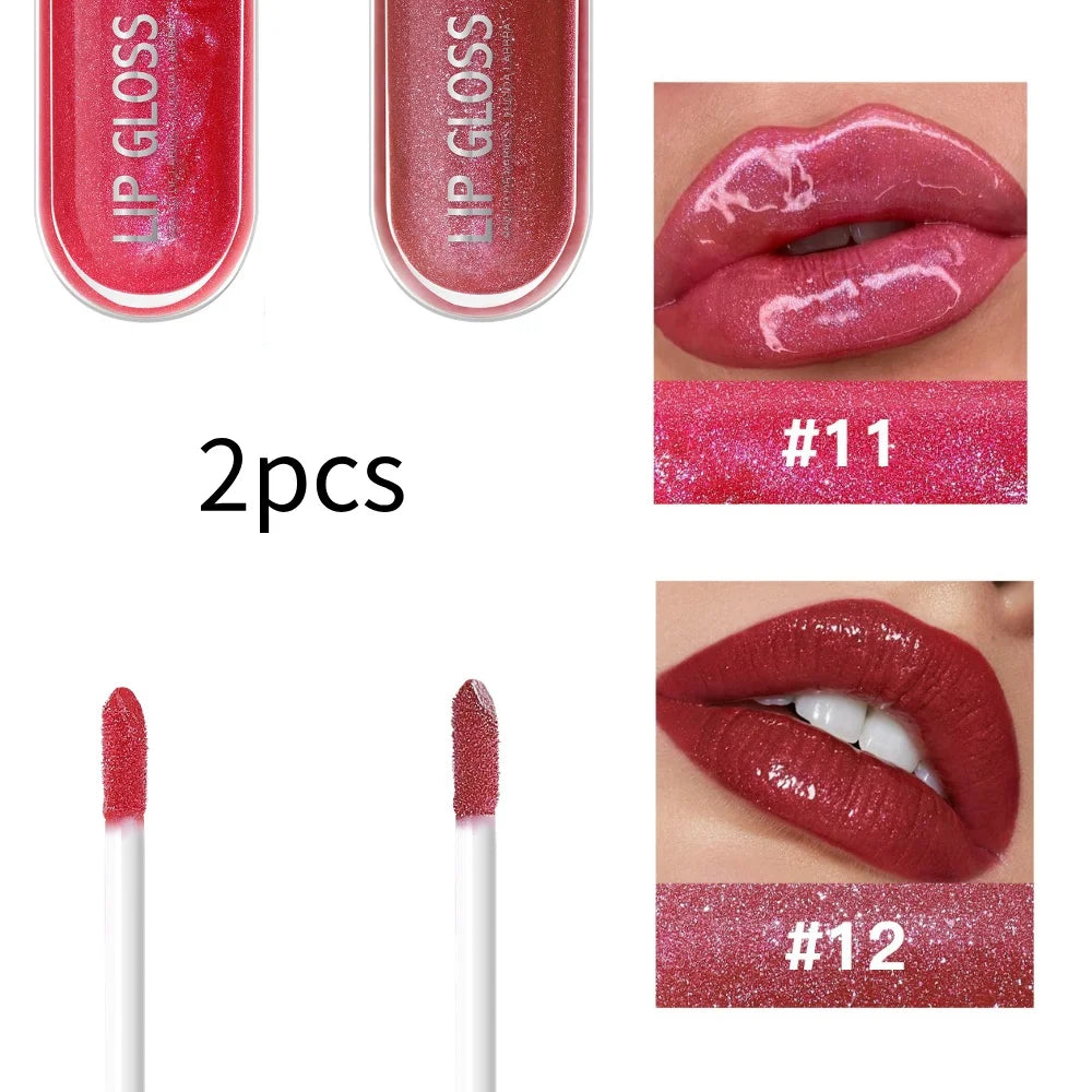 Mirror Shine Liquid Lip Gloss – 12 Radiant Shades