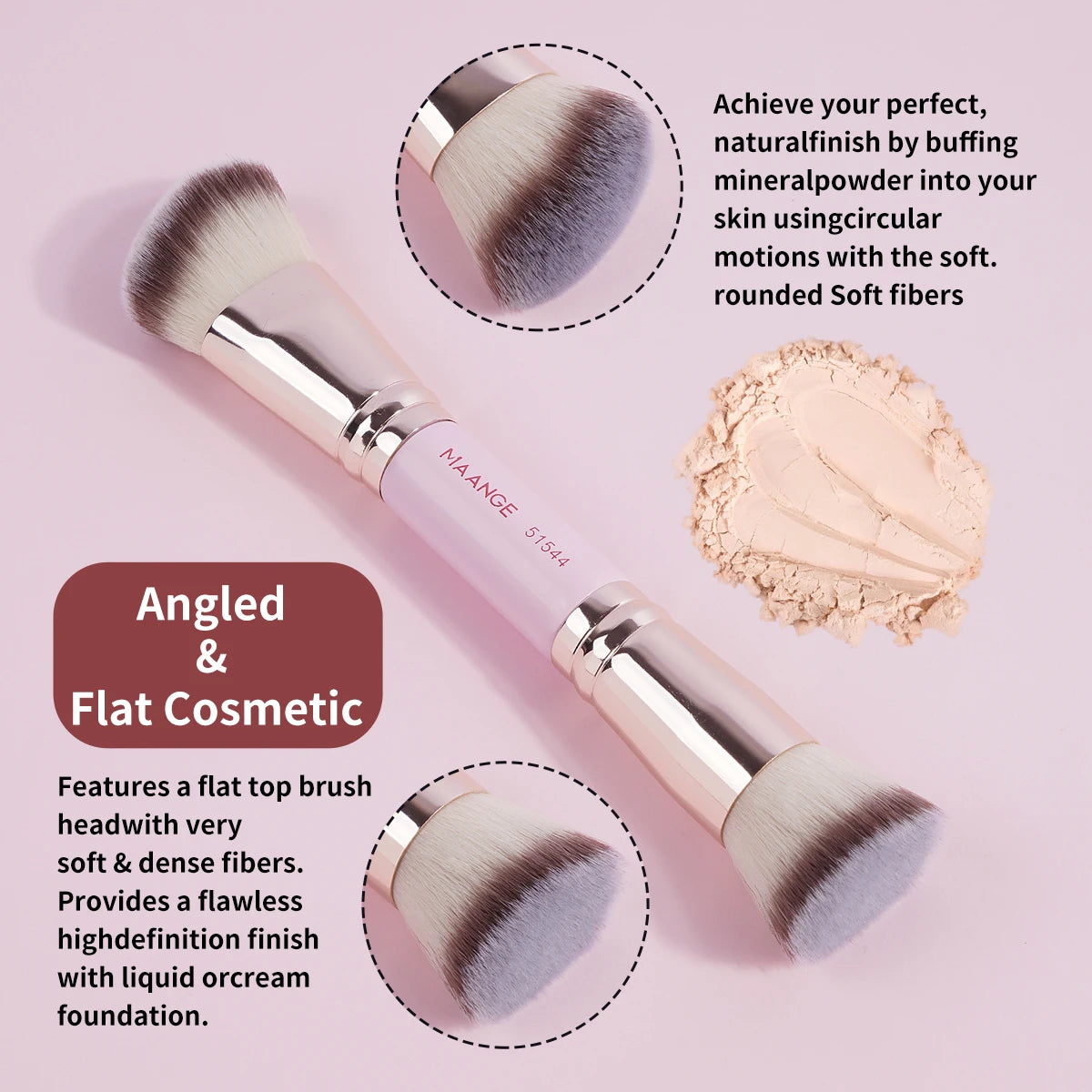 Essential 4-Piece Brush Set – Perfect, Blend, Glow