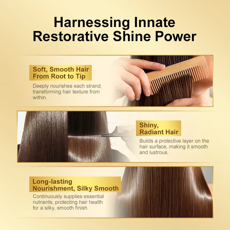 Amino Acid Revitalizing Hair Oil – Triple Oil Repair &amp; 72h Frizz Control