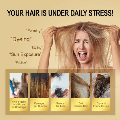 Amino Acid Revitalizing Hair Oil – Triple Oil Repair &amp; 72h Frizz Control