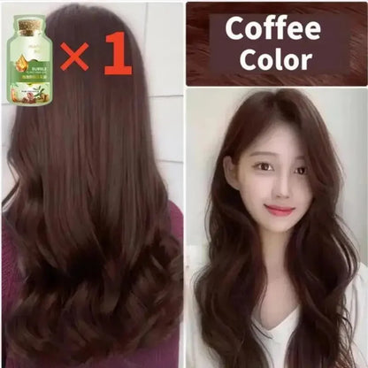 Natural Herbal Hair Color Shampoo – 5-Minute Transformation