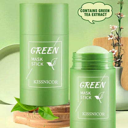 Green Tea Clay Stick Mask – Purify, Balance & Glow