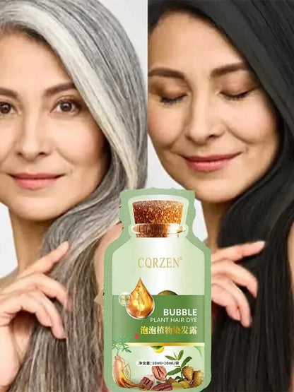 Natural Herbal Hair Color Shampoo – 5-Minute Transformation