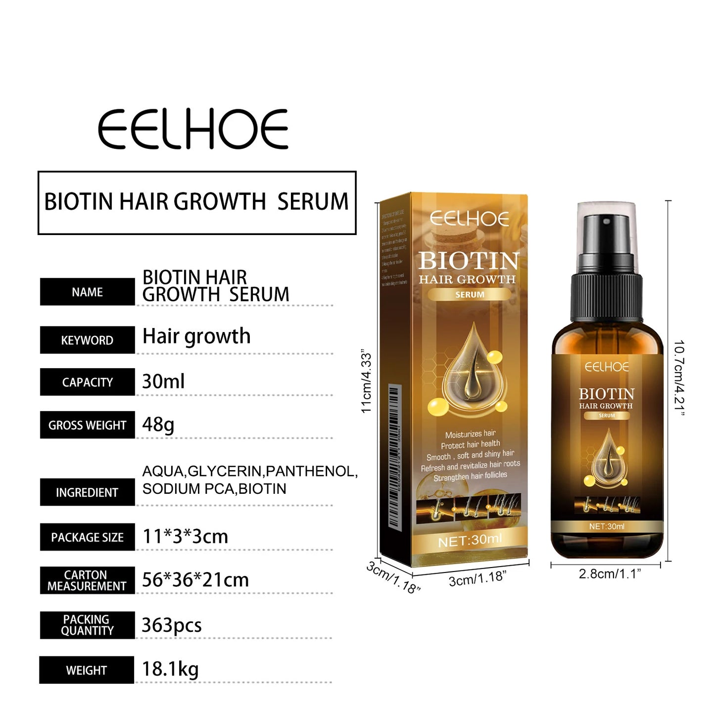 Magic Biotin Hair Serum – Strengthen, Repair, Revive