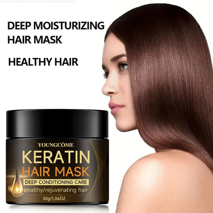 Keratin Repair Hair Mask – Smooth, Shine &amp; Strengthen