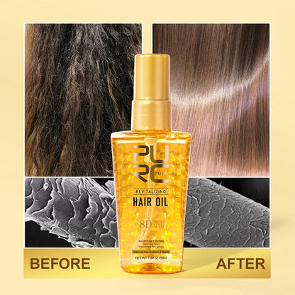 Amino Acid Revitalizing Hair Oil – Triple Oil Repair &amp; 72h Frizz Control