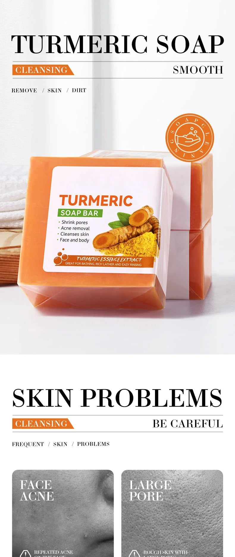 Turmeric Glow Soap – Brighten, Cleanse & Renew