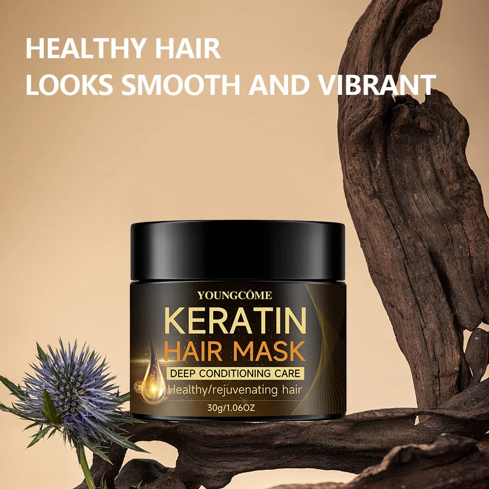 Keratin Repair Hair Mask – Smooth, Shine &amp; Strengthen