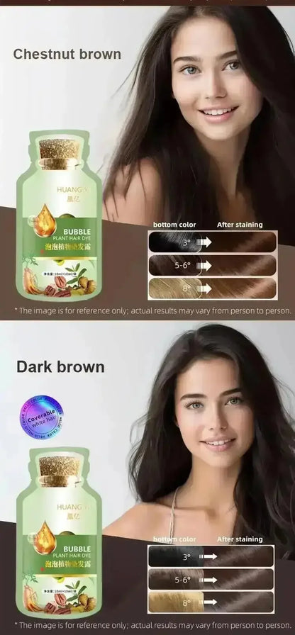 Natural Herbal Hair Color Shampoo – 5-Minute Transformation