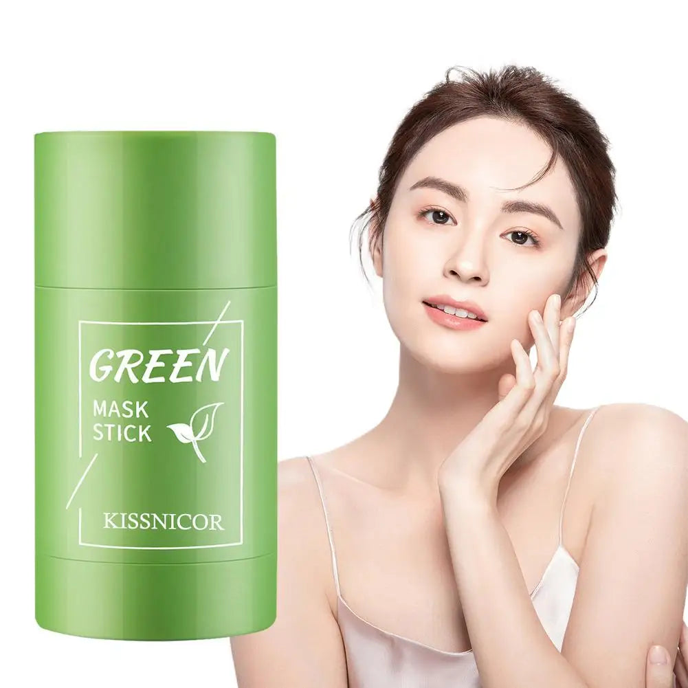Green Tea Clay Stick Mask – Purify, Balance & Glow