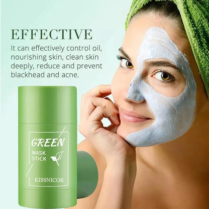Green Tea Clay Stick Mask – Purify, Balance & Glow