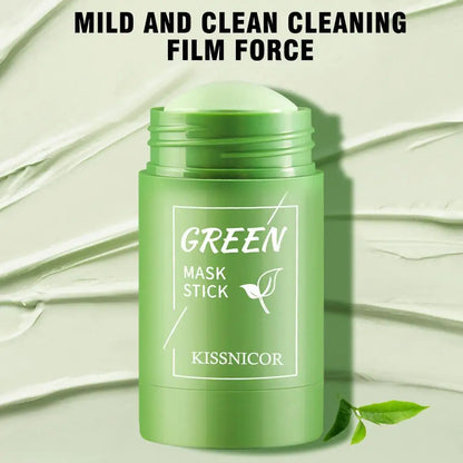 Green Tea Clay Stick Mask – Purify, Balance & Glow