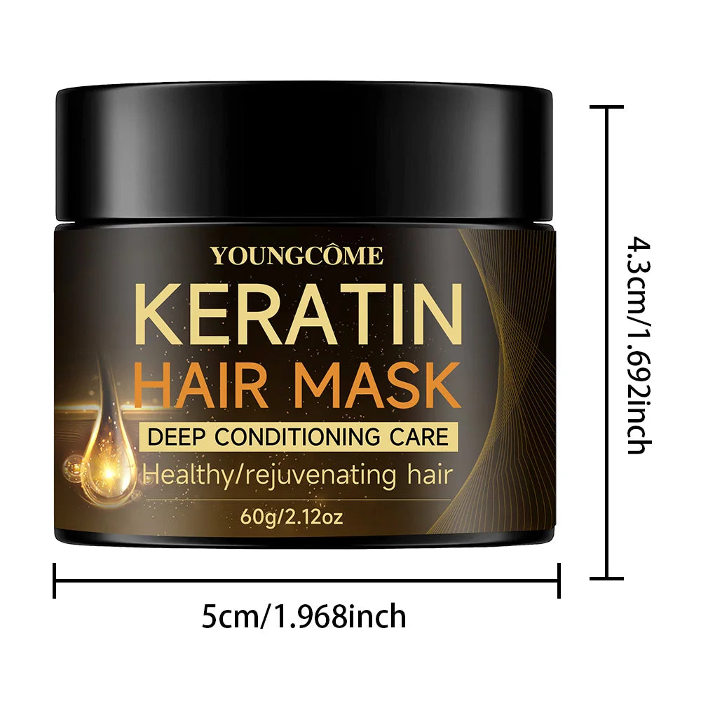 Keratin Repair Hair Mask – Smooth, Shine &amp; Strengthen