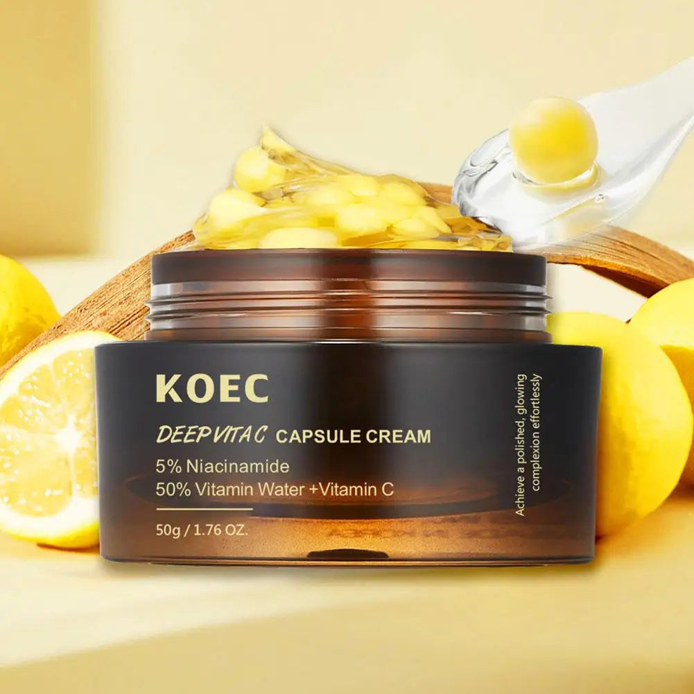 Pink Collagen Capsule Cream – Plumping, Hydrating & Radiance Boost with 5% Niacinamide