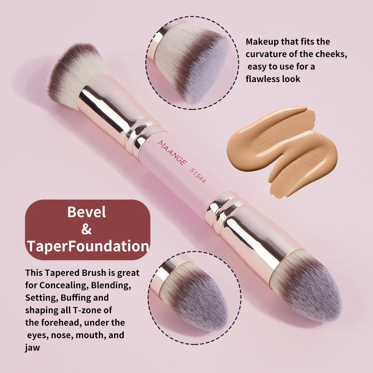 Essential 4-Piece Brush Set – Perfect, Blend, Glow