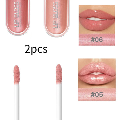 Mirror Shine Liquid Lip Gloss – 12 Radiant Shades